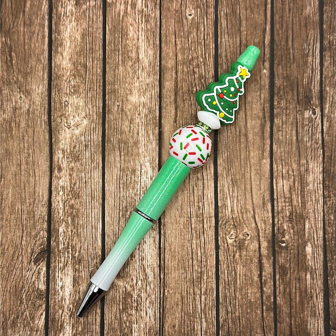Jewel Pen Christmas Tree Green 1