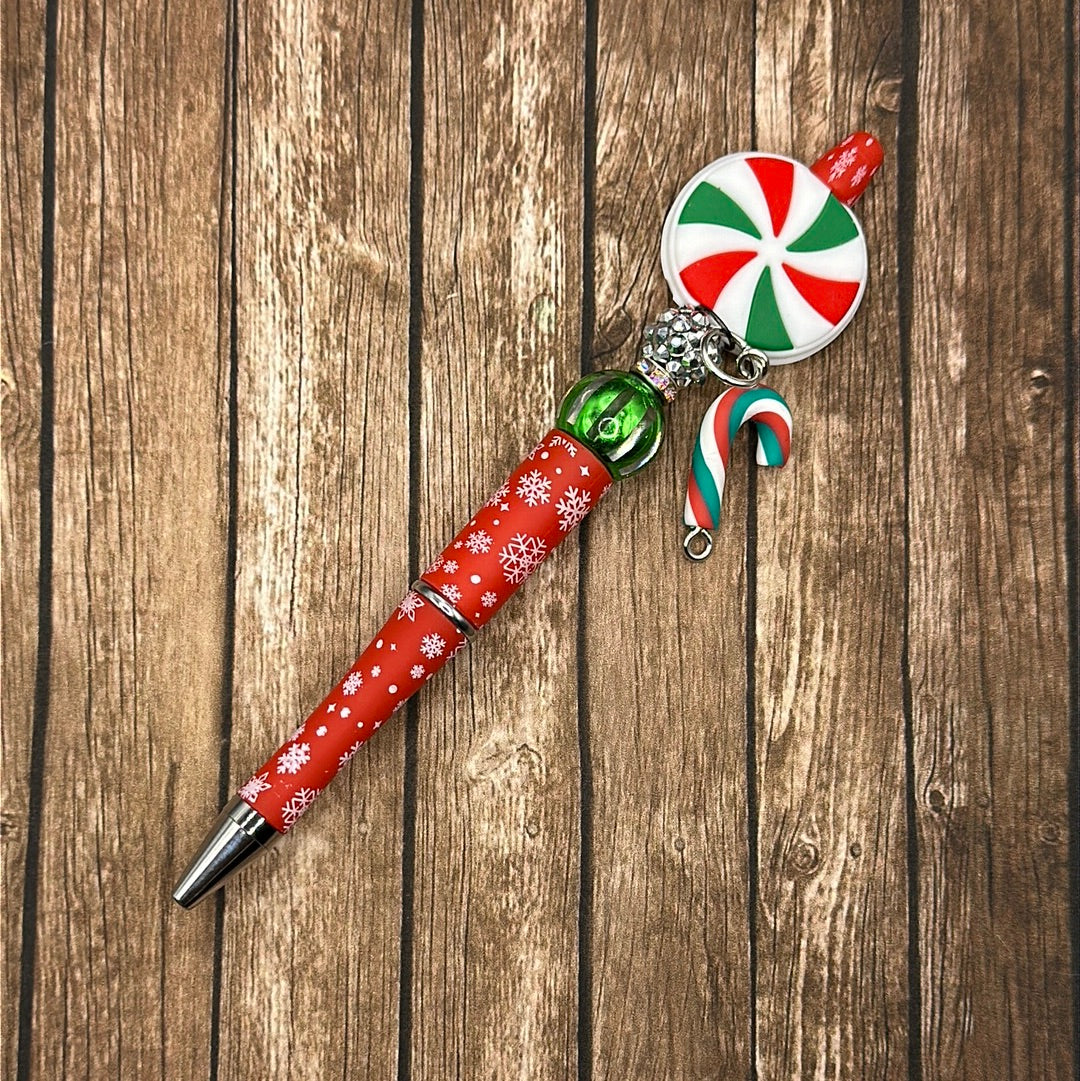 Jewel Pen Peppermint Green/Red 2