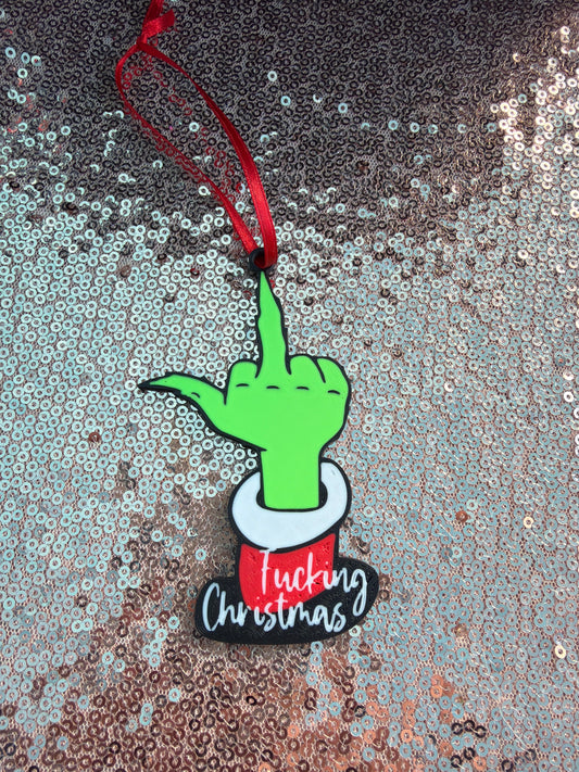 Grinch “Not Today, Christmas” Ornament
