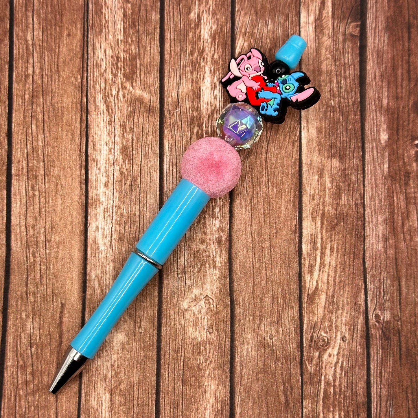 Jeweled Pen Pink/Blue Alien 1