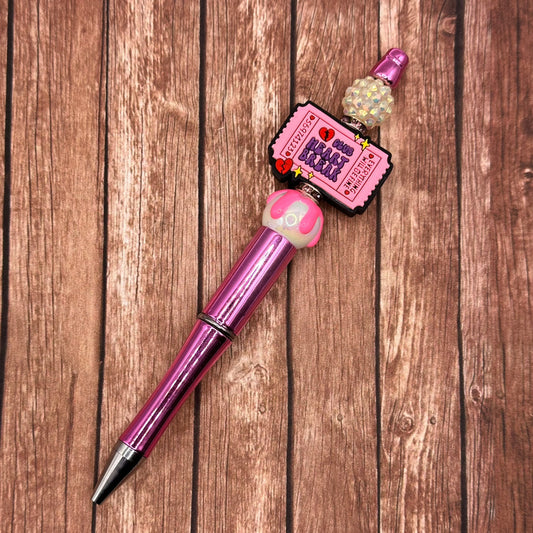 Jeweled Pen Club Heart Breaker