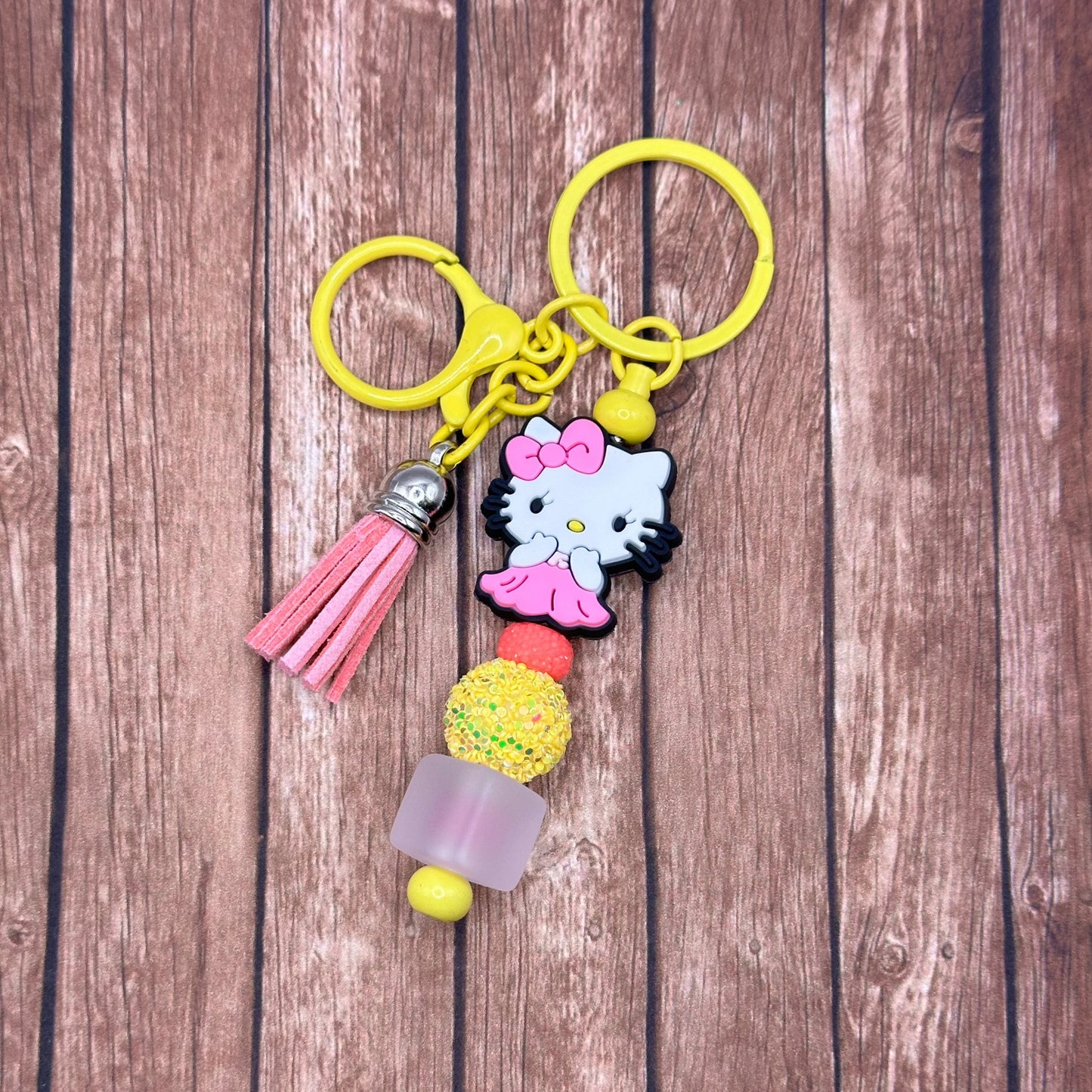 Keychain Kitty Pink Dress