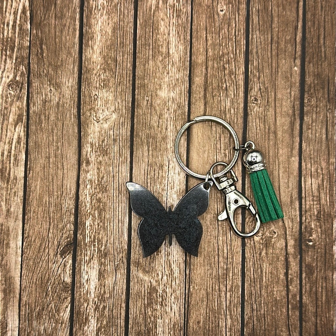 Keychain Butterfly Glitter