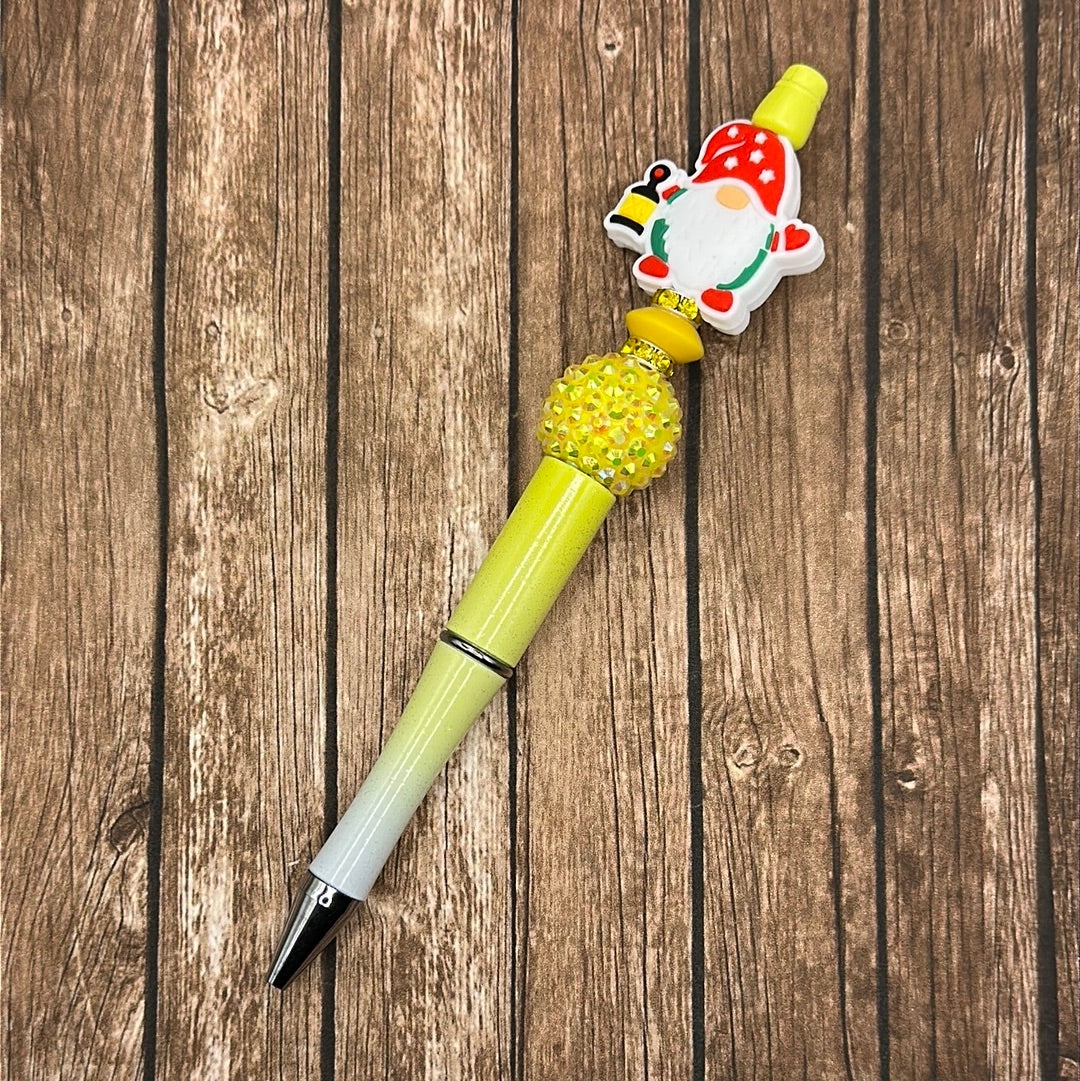 Jewel Pen Gnome Yellow