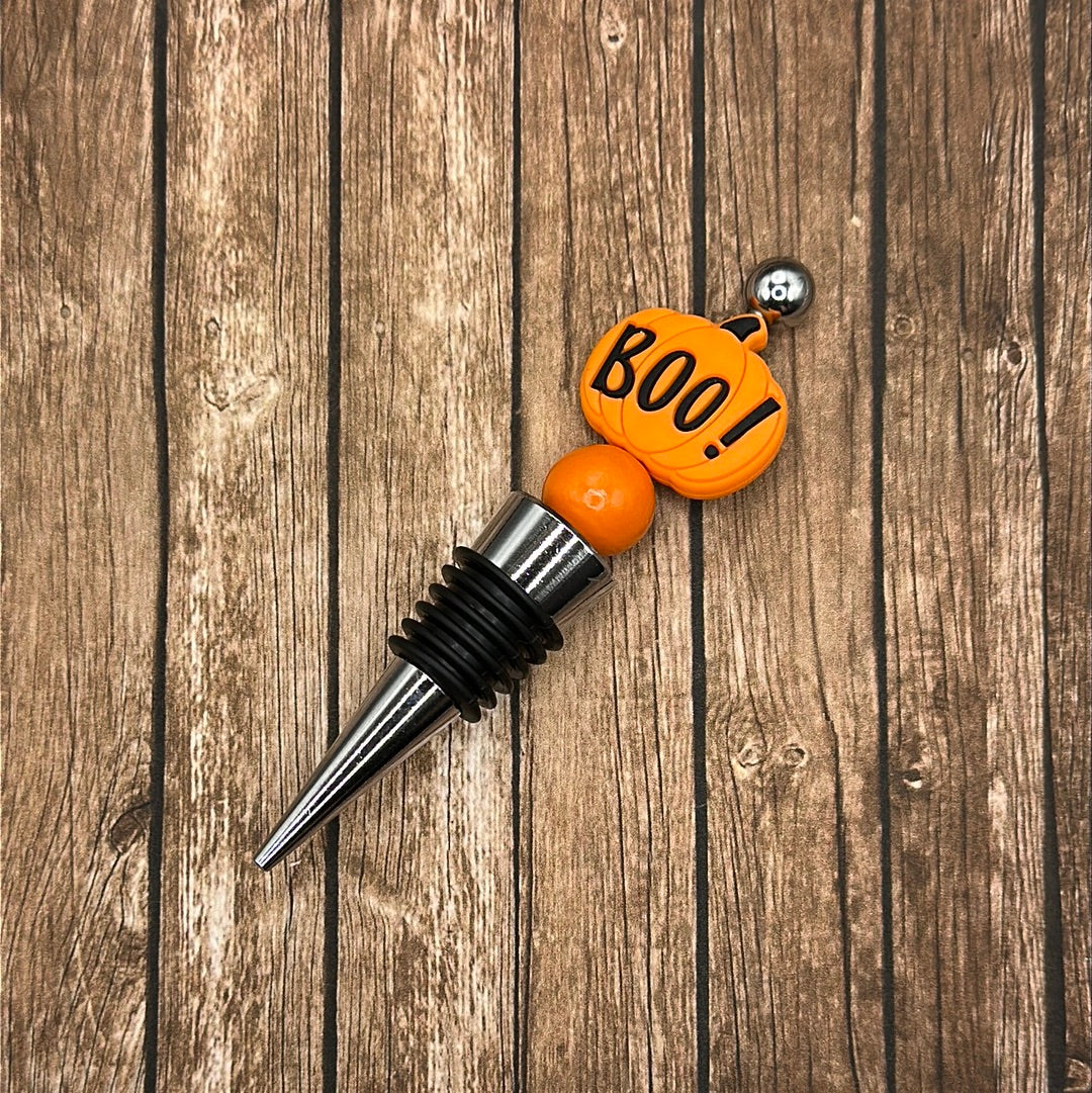 Wine Stopper Boo Pumpkin