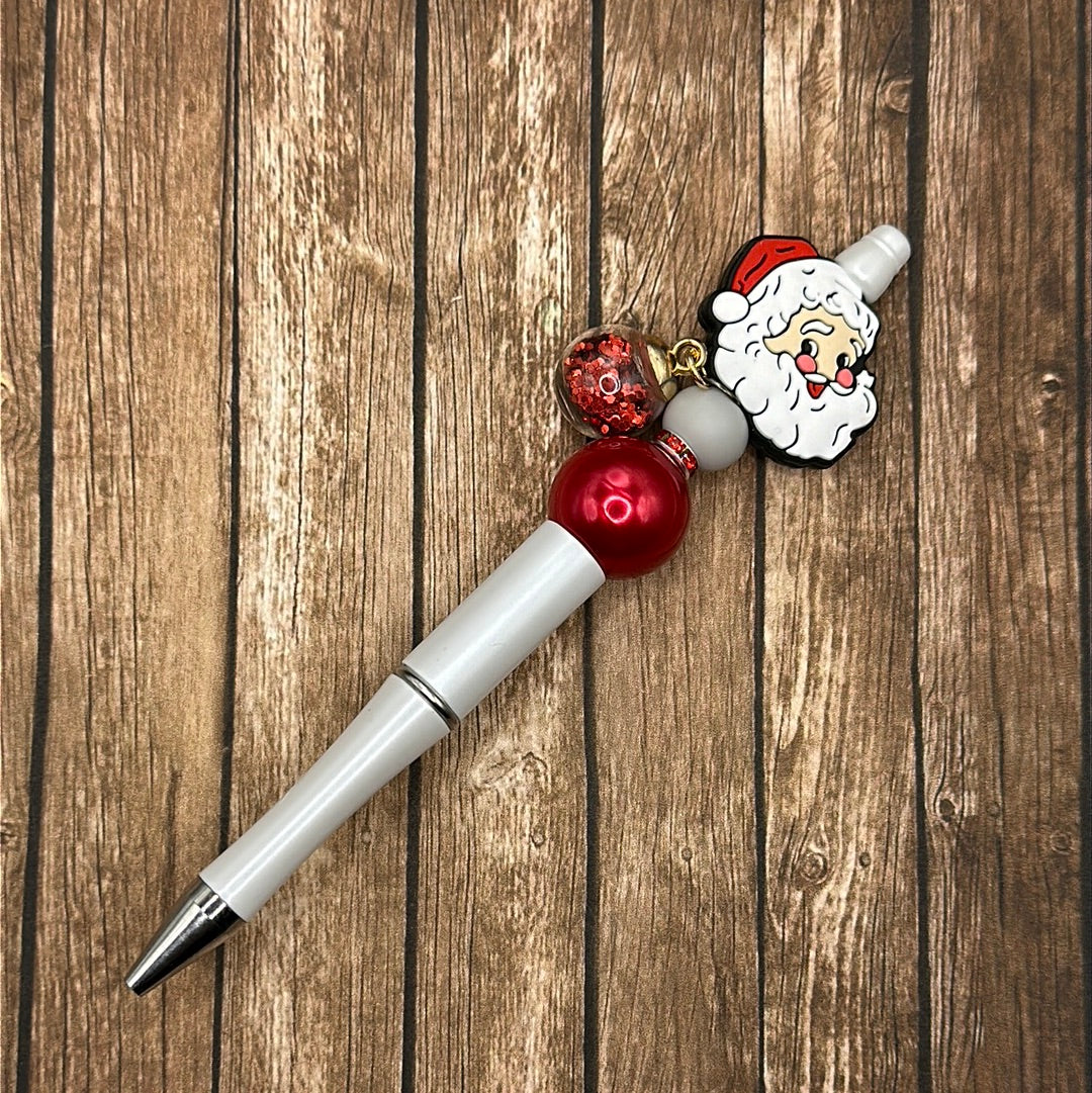 Jewel Pen Santa Clause Head 1