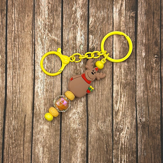 Keychain Reindeer Yellow 2