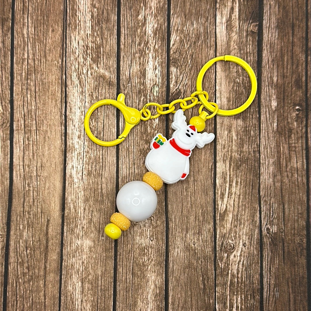 Keychain Reindeer Yellow 1