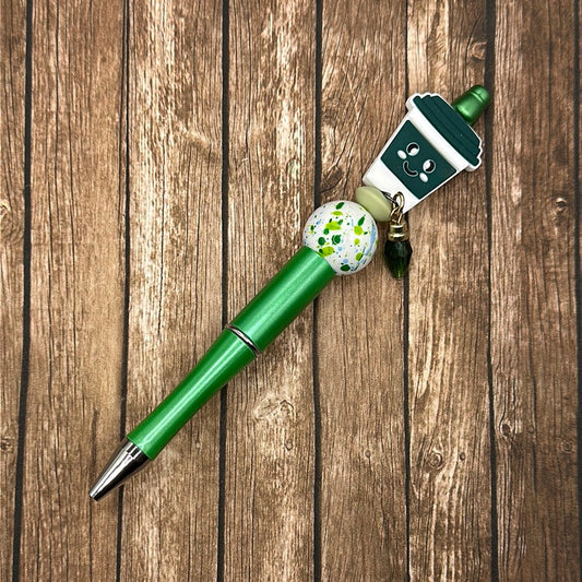 Jewel Pen Coffee Cup Green