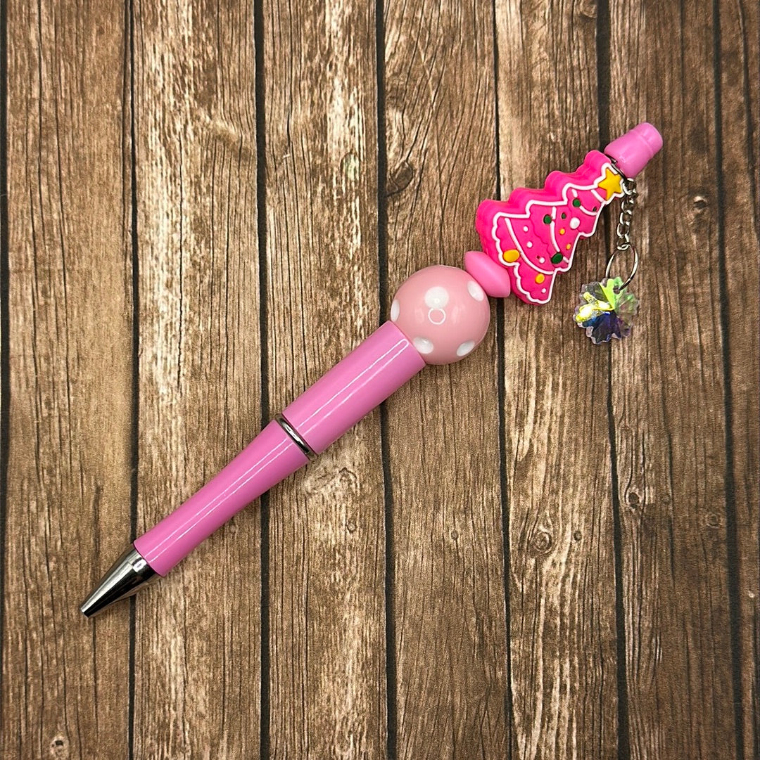 Jewel Pen Christmas Tree Pink 1