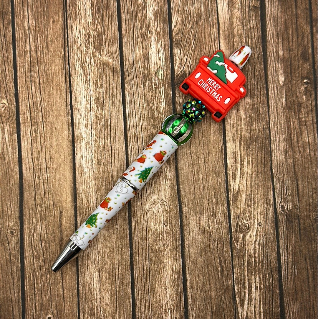 Jewel Pen Christmas Pickup Truck