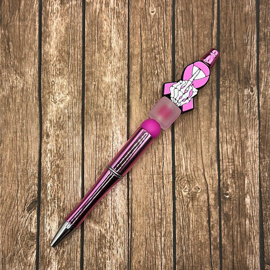 Jewel Pen Breast Cancer Finger