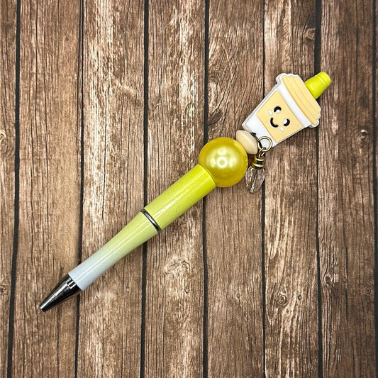 Jewel Pen Coffee Cup Yellow