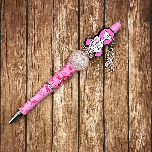 Jeweled Pen Breast Cancer Finger 2