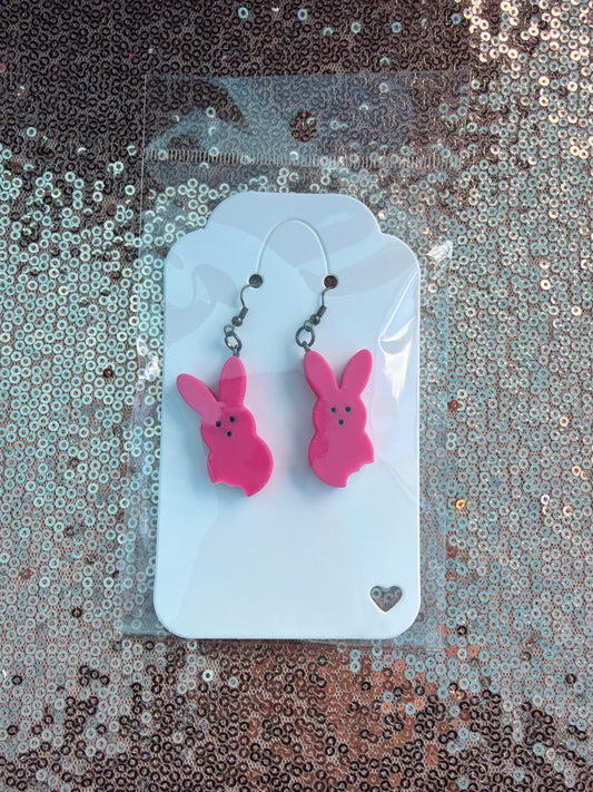 Peep Bunny Earrings