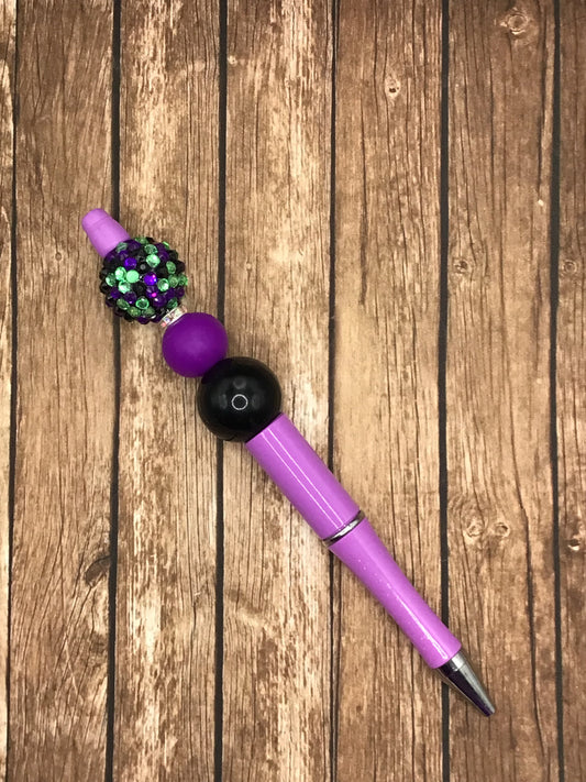 Jewel Pen Purple/Green